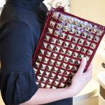 Multifunction Hot Rivet Clutch Bag/Satchel