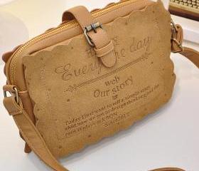 Casual Academic Style Sandwich Biscuit Satchel
