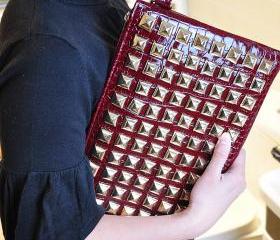 Multifunction Hot Rivet Clutch Bag/Satchel