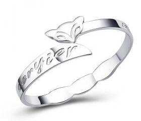 Sterling Silver Fox Bracelet For Women