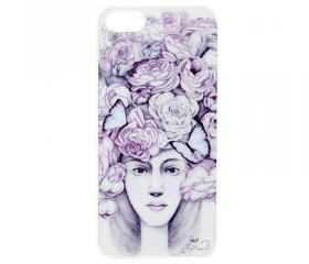 Hand-drawn Case For iPhone 5-Flower Princessss